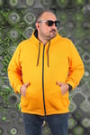 Mocgrande Büyük Beden Unisex Kapüşonlu 3ip Sweat 11701 HARDAL