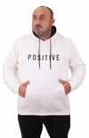 Mocgrande Erkek Büyük Beden Kapuşonlu Sweat Positive 23211 EKRU