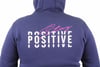 Mocgrande Erkek Büyük Beden Kapuşonlu Sweat Positive 23211 INDIGO