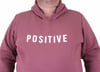 Mocgrande Erkek Büyük Beden Kapuşonlu Sweat Positive 23211 Eflatun