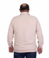 MocGrande Erkek Büyük Beden Polo Yaka Sweat Moc Grande 24410 BEJ