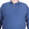 MocGrande Erkek Büyük Beden Polo Yaka Sweat Orjinal 24409 Marin