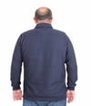MocGrande Erkek Büyük Beden Polo Yaka Sweat Flota Cep 24407 LACIVERT