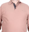 MocGrande Erkek Büyük Beden Polo Yaka Sweat Feel Good 24408 TABA