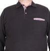 MocGrande Erkek Büyük Beden Polo Yaka Sweat Flota Cep 24407 SIYAH