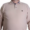 MocGrande Erkek Büyük Beden Polo Yaka Sweat Orjinal 24409 BEJ