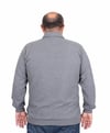 MocGrande Erkek Büyük Beden Polo Yaka Sweat Moc Grande 24410 ANTRASİT MELANJ