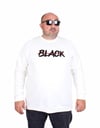 Mocgrande Erkek Büyük Beden Sıfır Yaka 3ip Sweat Black 24202 EKRU