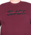 Mocgrande Erkek Büyük Beden Sıfır Yaka 3ip Sweat Black 24202 MURDUM