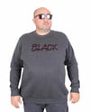 Mocgrande Erkek Büyük Beden Sıfır Yaka 3ip Sweat Black 24202 ANTRASİT MELANJ
