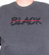 Mocgrande Erkek Büyük Beden Sıfır Yaka 3ip Sweat Black 24202 ANTRASİT MELANJ