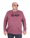Mocgrande Erkek Büyük Beden Sıfır Yaka 3ip Sweat Black 24202 Eflatun