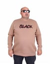 Mocgrande Erkek Büyük Beden Sıfır Yaka 3ip Sweat Black 24202 S.KAHVE