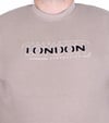 Mocgrande Erkek Büyük Beden Sıfır Yaka 3ip Sweat London 24208 CAMEL