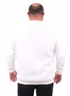 Mocgrande Erkek Büyük Beden Sıfır Yaka Sweat Conture Club 23203 EKRU