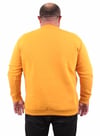 Mocgrande Erkek Büyük Beden Sıfır Yaka Sweat Only Free 23202 HARDAL