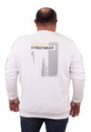 Mocgrande Erkek Büyük Beden Sıfır Yaka Sweat Streetwear 23206 EKRU