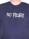 Mocgrande Erkek Büyük Beden Sıfır Yaka Tişört No Fear 25143 LACIVERT