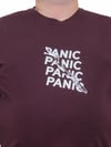Mocgrande Erkek Büyük Beden Sıfır Yaka Tişört Panic 24135 MURDUM