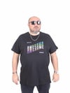 Mocgrande Erkek Büyük Beden Sıfır Yaka Tişört Awesome 25164 SIYAH
