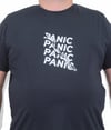 Mocgrande Erkek Büyük Beden Sıfır Yaka Tişört Panic 24135 LACIVERT