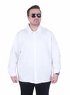 Mocgrande Erkek Büyük Beden Uzun Kollu Gömlek 25727 EKRU
