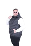 Mocgrande erkek büyük beden Yelek MG 2510 SIYAH