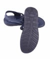 Mocgrande Erkek Hakiki Deri Comfort Sandalet 15120 LACIVERT