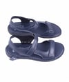 Mocgrande Erkek Hakiki Deri Comfort Sandalet 15120 LACIVERT
