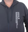 MocGrande Fermuarlı Kapuşonlu Büyük Beden Sweat Adventure 23220 LACIVERT