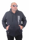 MocGrande Fermuarlı Kapuşonlu Büyük Beden Sweat Adventure 23220 LACIVERT