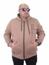 MocGrande Fermuarlı Kapuşonlu Büyük Beden Sweat Adventure 23220 S.KAHVE