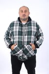 MocGrande Kangaroo Pocket Oduncu Sweat-Gömlek Stripe 22209