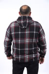 MocGrande Kangaroo Pocket Oduncu Sweat-Gömlek Stripe 22209