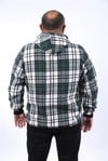 MocGrande Kangaroo Pocket Oduncu Sweat-Gömlek Stripe 22209