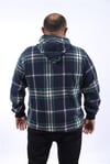 MocGrande Kangaroo Pocket Oduncu Sweat-Gömlek Stripe 22209