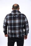 MocGrande Kangaroo Pocket Oduncu Sweat-Gömlek Stripe 22209