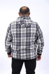 MocGrande Kangaroo Pocket Oduncu Sweat-Gömlek Stripe 22209