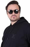 Erkek  Büyük Beden Eşofman Takım LVttn TK25601 SIYAH