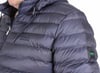 Erkek Büyük Beden Kapuşonlu Mont Bss 24825 LACIVERT