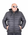 Erkek Büyük Beden Kapuşonlu Mont Bss 24825 SIYAH