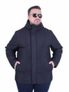 Erkek Büyük Beden Kapuşonlu Mont Lcst. 2503 SIYAH
