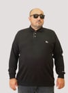 Erkek Büyük Beden Polo Yaka Sweat Brb 24400 SIYAH