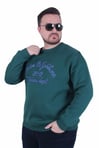 Erkek Büyük Beden Bisiklet Yaka Sweatshirt D&G 25726 NEFTI