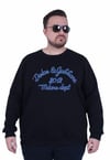 Erkek Büyük Beden Bisiklet Yaka Sweatshirt D&G 25726 SIYAH