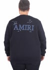 Erkek Büyük Beden Bisiklet Yaka 3ip Sweat AMR 25723 LACIVERT