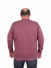 Erkek Büyük Beden Sıfır Yaka 3ip Sweat BRB 24201 Eflatun