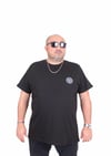 Erkek Büyük Beden Sıfır Yaka Tişört Dg Italy 25124 SIYAH