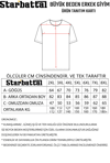 Erkek Büyük Beden Sıfır Yaka Tişört BSS 26113 SIYAH