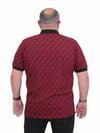 Erkek Büyük Beden Polo Yaka Tişört FND 24458 BORDO